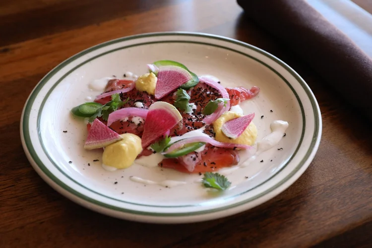 House-cured salmon